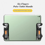 JS62 Tahvelarvuti 6 S&otilde;rme M&auml;ngupuldinupud Vallandajad PUBG jaoks L1R1 Sihtimise Laske Vallandaja Joysticki K&auml;epide iPad Android M&auml;ngukontrolleri jaoks Standard