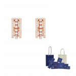 Swarovski Further Kristallk&otilde;rvar&otilde;ngad Unisex Kuld F-Original Brand Box And Bag kuldne