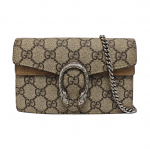 [Kasutatud] Gucci Dionysus GG Supreme Super Mini kott 'Beež' - V&auml;ga hea #CR3CAT ONE SIZE