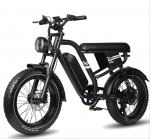 Maxturn MX10 Maastiku E-maastikuratas 48V13.5Ah Aku 500W Mootor 180KG Kandev&otilde;ime 100km S&otilde;iduulatus 20-tollised Paksud Rehvid Maastiku Elektriline Jalgratas must