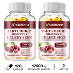 XEMENRY - Hapu kirs, mustika ja selleriseemne kompleks - 12 000 mg - Liigeste tervis 120*2
