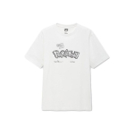 UNIQLO Pok&eacute;moni koost&ouml;&ouml;sari Kirjatr&uuml;kiga &Uuml;mmarguse kaelusega T-s&auml;rk Unisex Topid Valge 428128-00 XXXXL white