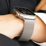 Biltin Apple Watch Metallist Magnetiline Rihm Ultra Titaan 10 9 8 Se Ultra Black/44/45/46/49Mm white