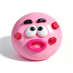 UUS Smushers Squishy, Curiosities Koera N&auml;ovahetus Squishy M&auml;nguasi, Pehme Vormitav Armas Aeglase T&otilde;usuga Pigistatav M&auml;nguasi T&auml;iskasvanute L&otilde;busad kingitused m&auml;nguasi pink