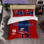Erling Haalandi teemaline voodipesu 3-osaline tekikoti komplekt Dekoratiivne voodipesu teismeliste tuppa Kodu kaunistamine 140cm*200cm
