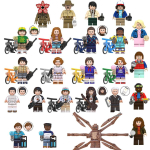 24 mudelit Stranger Thingsi kokkupandavad minifiguurid Komplekt Laste m&auml;nguasjad Ehitusklotsid