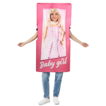 Barbie kasti Cosplay kost&uuml;&uuml;m 3D nuku kuju Naljakas Halloweeni peo esinemiskleit One size fits all white