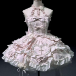 Armas liblikas s&uuml;da liblikas&otilde;lm l&auml;&auml;nelik kleit JSK igap&auml;evane kerge Lolita printsess kaelapaelaga kleit XL white