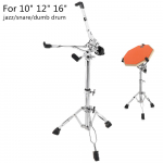 Reguleeritav kokkupandav metallist p&otilde;randatrumli alushoidik 10 12 16-tollisele Jazz Snare Dumb trummile