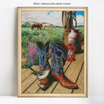 Teemanttikandid Loodussaapad Pildid Rhinestones Teemantmaal 20X30