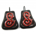 NOA [J4177] &ndash; disainitud liiprid  Arabesques  oranžpruun pruun