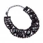 Les Tr&eacute;sors De Lily [J7224] - Bracelet cr&eacute;ateur 'Carmen' noir must