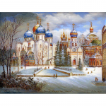 N&auml;put&ouml;&ouml; Vaigust Teemantmaal Peterburi ristpistes Teemanttikandid Maastik Rhinestone 20X30CM