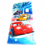 Cars [M3345] - Drap de plage 'Cars' bleu rouge (70x140 cm)