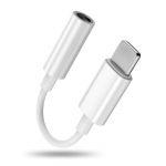 Toetab t&auml;ielikku s&uuml;steemi IPhone Lightning kuni 3,5 mm k&otilde;rvaklappide pistikupesa Aux adapteri kaabli adapteri jaoks valge