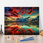 DIY maalimine numbrite j&auml;rgi Digitaalne &otilde;limaal Kodukaunistamine Hobid Kujutav kunst Numbrimaal &Otilde;limaal Numbrid &otilde;limaal 40x50cm no frame