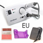 35000/20000RPM elektriline k&uuml;&uuml;nepuuriga manik&uuml;&uuml;ri masinate komplekt Professionaalse freespinkide manik&uuml;&uuml;ri pedik&uuml;&uuml;ri k&uuml;&uuml;net&ouml;&ouml;riistade komplekt EU Plug kuld