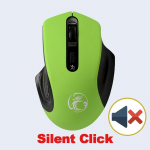 iMICE E1800 juhtmeta hiir 2000 DPI m&auml;nguhiir optiline arvutihiir 2,4 GHz ergonoomilised s&uuml;learvutite helita hiir vaikne hiir