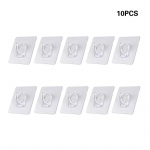 10 tk l&auml;bipaistvad tugevad isekleepuvad ukse seinakinnitused konksud silikoonide hoidmiseks rippuvad k&ouml;&ouml;gi vannitoatarvikud 10pcs