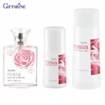 Giffarine Rosia parf&uuml;&uuml;mvesi 50 ml ja l&otilde;hnastatud talk 100 g & valgendav rulldeodorant 50 ml - Tai 11934 13612 13812 50 ml & 50 ml & 100 ml