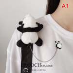 Nukk Animal Pross Ripats Multifilm Panda Pin M&auml;rgi Aksessuaarid Meestele