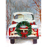 DIY Teemantmaaling J&otilde;ulud t&auml;isruudu teemanttikandid Talvine maastik Automosaiik Rhinestones Hobikunst Full Round 20x25CM