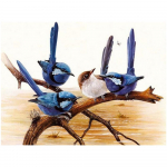 DIY 3D teemantmaaling loomad linnud tikandid ristpistes k&auml;sit&ouml;&ouml; kodukaunistus Full Round 20x25CM