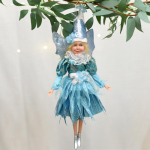 UUS 35 cm lillehaldjas pixie p&auml;kapikk nukud m&auml;nguasi j&otilde;ulupuu ripatsehted p&auml;kapiku rippuv kaunistus Navidad Natal uusaasta kingitused 35CM sinine