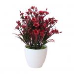 Kunstlilled L&otilde;hnatud Kulumiskindel kodukaunistus Loominguline kirjutuslaudaed Elutoa elav taim punane