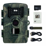 36MP 1080P p&auml;eva-&ouml;ine fotovideo teeraja j&auml;&auml;dvustamise kaamera Multifunktsionaalne v&auml;lijaht Loom with memory card kamuflaaž