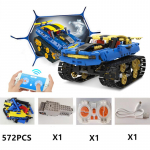 Rc Racing Auto Bakstenen Off-Road Voertuig Tank Elektrische Bouwstenen Technische App Programme Controle Rijden Speelgoed Jongen Geschenken 572 tk without box