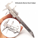 1 piece Dental Orthodontic Barren Duck Bracket Positioning Gauges Calipers Laboratory Ruler Calipers Stainless Steel Dentist Tools