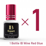 1 pudel IB Wine Red Cap Expert Glue ripsmete pikendamiseks 5ml