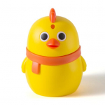 Hambaorki hoidjakarp Mini tolmukindel eemaldatav kest Mugav multifilmi kana automaatne h&uuml;pikakna dosaator s&ouml;&ouml;gilauale sinine