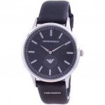 Emporio Armani Renato musta numbrilauaga kvartsist AR80039 meeste k&auml;ekell must