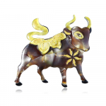 Blucome k&auml;sitsi valmistatud ark&uuml;&uuml;lilised lillekarja prossid, naiste h&auml;rgloomade uusaastapidu prossin&otilde;elad Kingitused hulgim&uuml;&uuml;k pruun