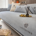 Diivani kate istmepadi libisemiskindel lai servaga &uuml;mbris Diivani kate Diivani r&auml;tik Moodne lihtne universaalne diivanikaitse 90x180cm 1pcs helehall v&auml;rv