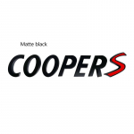 1 tk 3D metallist S logoga esiv&otilde;re embleem SD m&auml;rk auto tagumise saba kaitseraua pakiruumi kleebis Cooper S logo jaoks F55 F56 F60 R55 R56 R60