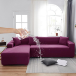 Veekindlad elastsed diivanikatted elutuppa &Uuml;hev&auml;rviline diivani kate Stretch diivanikate nurk L-kujuline diivan, vaja osta 2tk 2 seater 140-185cm white