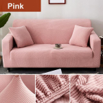 Diivanikate elutuppa Paks elastne polaarfliiskate diivanile / tugitoolile 1 /2 /3 /4 kohaline L-kujuline nurgadiivanikate 1 Seater 90-130cm roosa