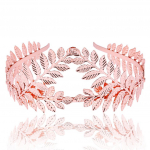 [brisand] Naiste peapael, leht, lill, juuksekroon, peat&uuml;kk, kuldpael One Size kuld