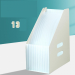 T&ouml;&ouml;laua vertikaalne kaust kaldus suuorgani kott Mitmekihiline sisset&otilde;mmatav oreli stiilis hoiukott &Uuml;li&otilde;pilaste eksamipaberi hoiustamine No index stickers valge