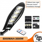 V&otilde;imas p&auml;ikesevalgusti v&auml;listingimustes IP65 veekindel 3000/2000/1000/500W t&auml;navavalgustite liikumisandur p&auml;ikeseenergia koduaia induktsioon seina latern 1PACK-3000W