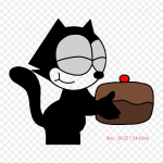 Felix The Cat Iron on soojus&uuml;lekandel tr&uuml;kkimine Vin&uuml;&uuml;lplaastrid Kleebis riietele Ise ise teha aplikatsioonid pestavad plaastrid