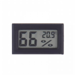 LCD digitaalne termomeeter temperatuurih&uuml;gromeeter niiskusem&otilde;&otilde;tja ilma sondita must