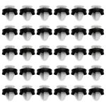 30X siseukse paneeli kaardi trimmiklambrid Peugeot 206+ 207 CC jaoks, kompaktne esihoidja kinnitus, tagaluugi vooderdised kere all 30pcs