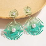 Pinkdudu Fashion Candy Color Gear Stud k&otilde;rvar&otilde;ngad Creative 4 v&auml;rvi imitatsiooniga p&auml;rli gradientk&otilde;rvar&otilde;ngas naistele Ehted PD1374 lilla