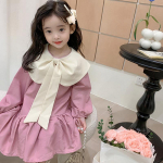 T&uuml;drukute nuku kaelarihm Printsessi kleit laternaga varrukad &otilde;mblusega v&auml;rviline vibu kaunistus 9