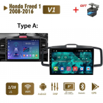 Android autoraadio Carplay jaoks Honda Freed 1 2008-2016 auto multimeedia videopleier GPS-navigatsioon WIFI 2+32GB 1+16GB,A