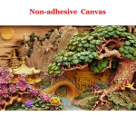 Kohandatud m&auml;gede maastik 3D puidu nikerdamine kunstikaunistus seinamaaling &otilde;ppet&ouml;&ouml; elutuba teleri tausta seinamaaling tapeet 300cm (W) x 200cm (H)